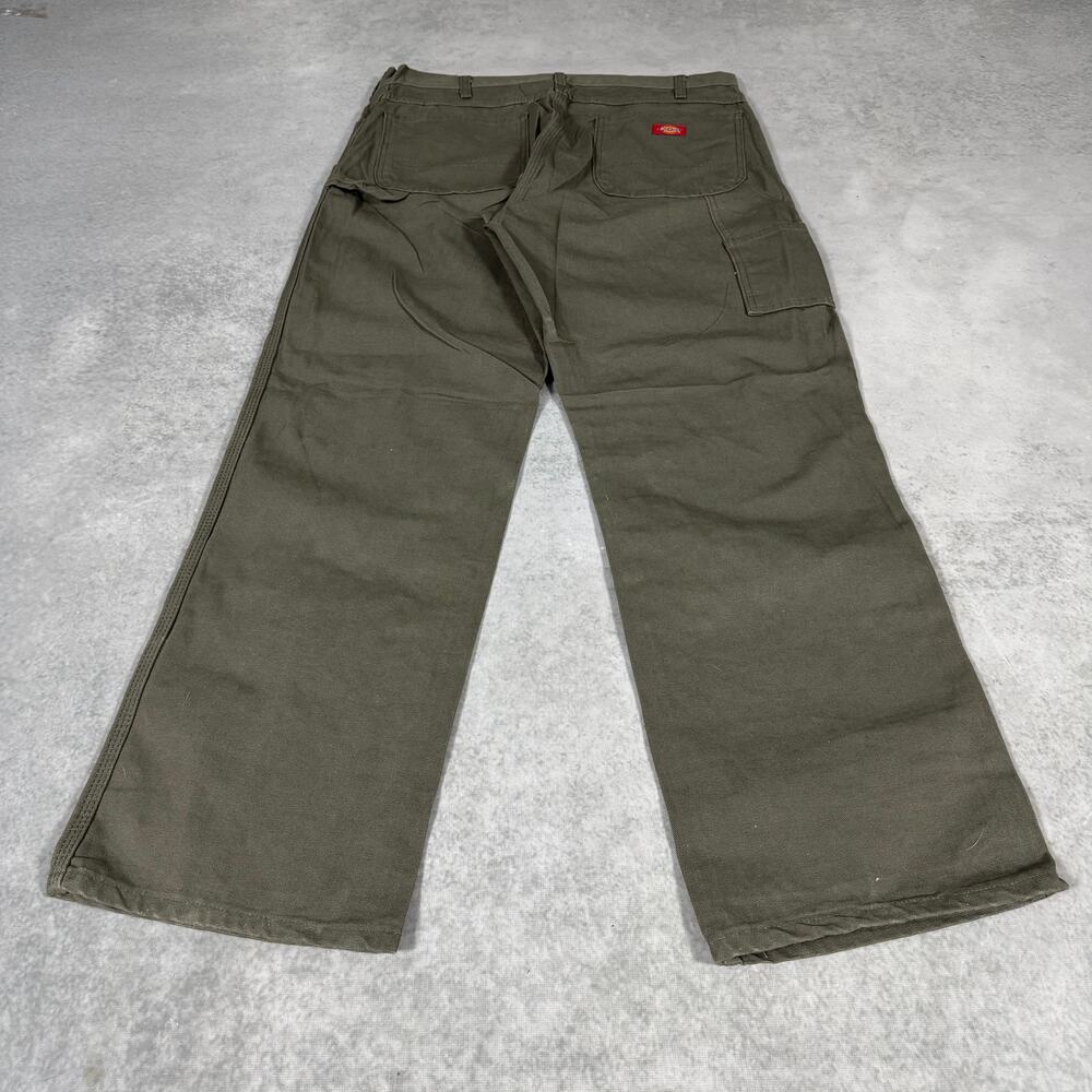 Dickies Carpenter Pants Straight Olive - Size: 36x32 - Picture 9 of 9
